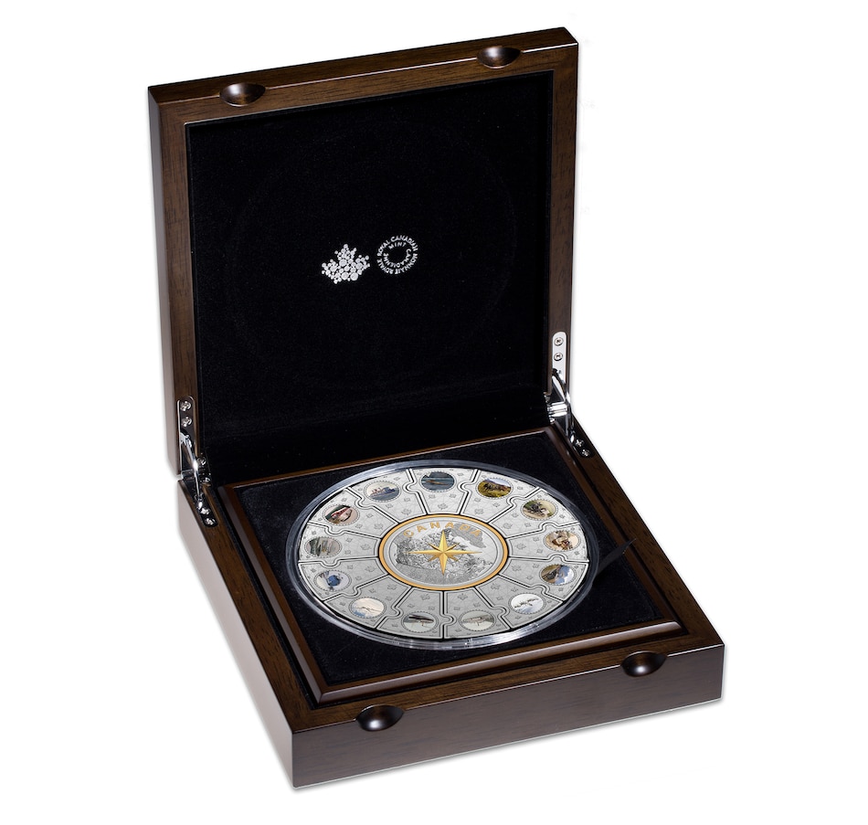 Image 711230.jpg, Product 711-230 / Price $1,999.95, 2022 Fine Silver Puzzle 14-Coin Set: Connecting Canada from The Coin Show with Steven Bromberg on TSC.ca's Coins department