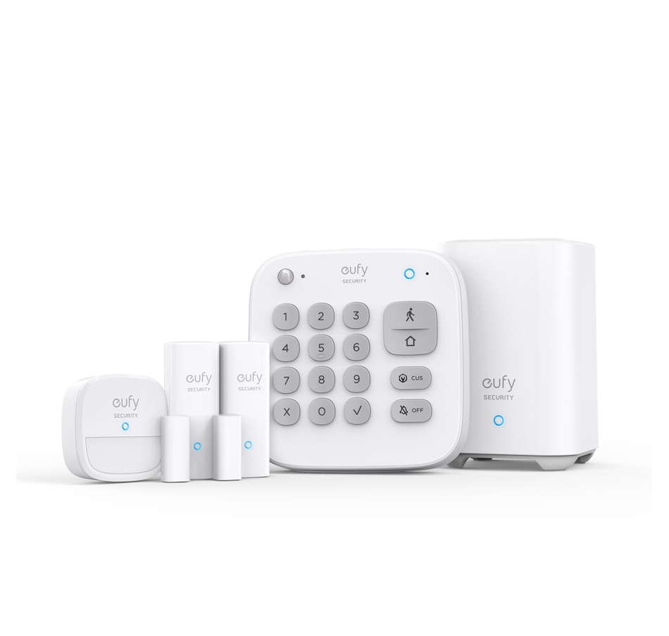 Image 711247.jpg, Product 711-247 / Price $269.99, Eufy 5-Piece Home Alarm Kit with Keypad, Motion Sensor, 2 Entry Sensors, and Home Alarm System from Eufy  on TSC.ca's Electronics department