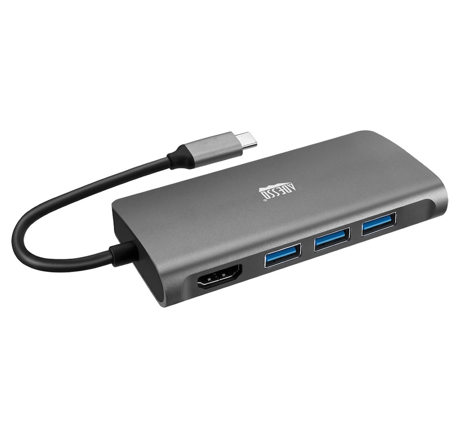 Image 711278_ALTMORE1.jpg, Product 711-278 / Price $104.99, Adesso AUH-4030 8-in-1 USB-C Multi-Port Docking Station from Adesso on TSC.ca's Electronics department