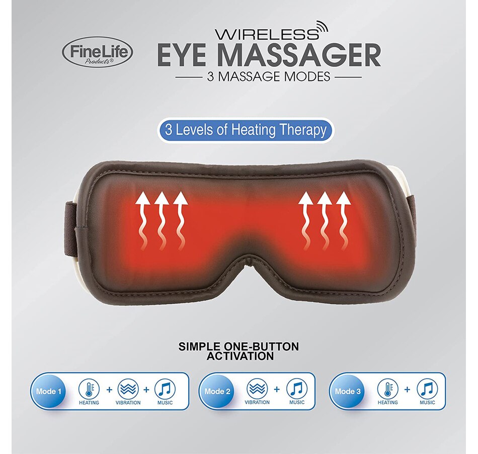 Image 711287_ALTMORE2.jpg, Product 711-287 / Price $73.99, Fine Life Wireless Heated Eye Massagers with Built-in Music Therapy and Bluetooth Connectivity on TSC.ca's Health & Fitness department