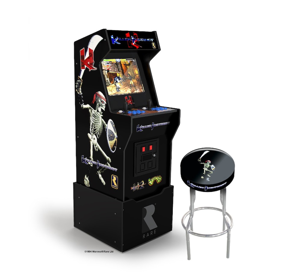 Image 711357.jpg, Product 711-357 / Price $849.99, Arcade1Up Killer Instinct Bundle with Stool and Riser from Arcade1Up on TSC.ca's Home & Garden department