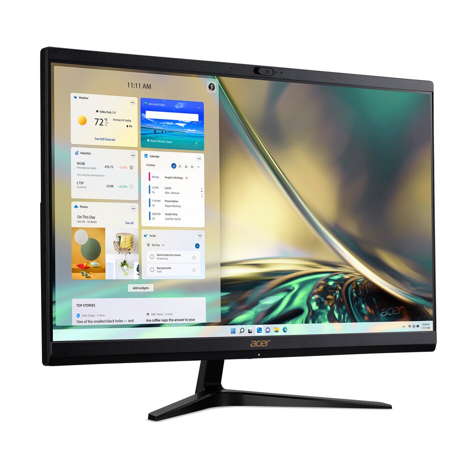 Image 711374_ALTMORE4.jpg, Product 711-374 / Price $899.99, Acer Aspire C 24 HD All-In-One Desktop Intel Core i3 8GB 512GB SSD with Wired Keyboard and Wired Mouse from Acer on TSC.ca's Electronics department