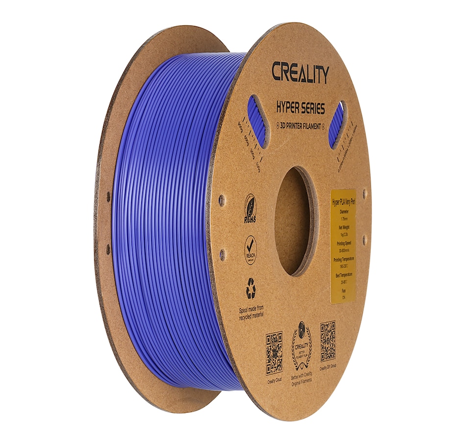 Image 711383_BLU.jpg, Product 711-383 / Price $29.99, Creality HyperPLA 3D Printing Filament (1 kg) from Creality on TSC.ca's Electronics department