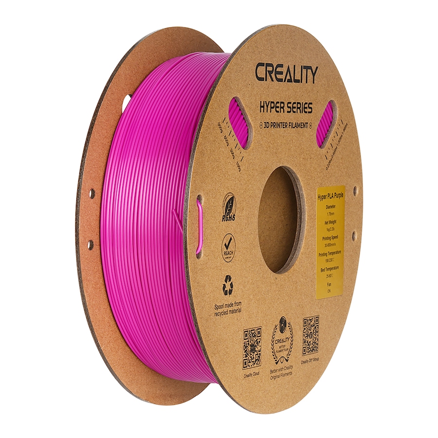 Image 711383_PUR.jpg, Product 711-383 / Price $29.99, Creality HyperPLA 3D Printing Filament (1 kg) from Creality on TSC.ca's Electronics department
