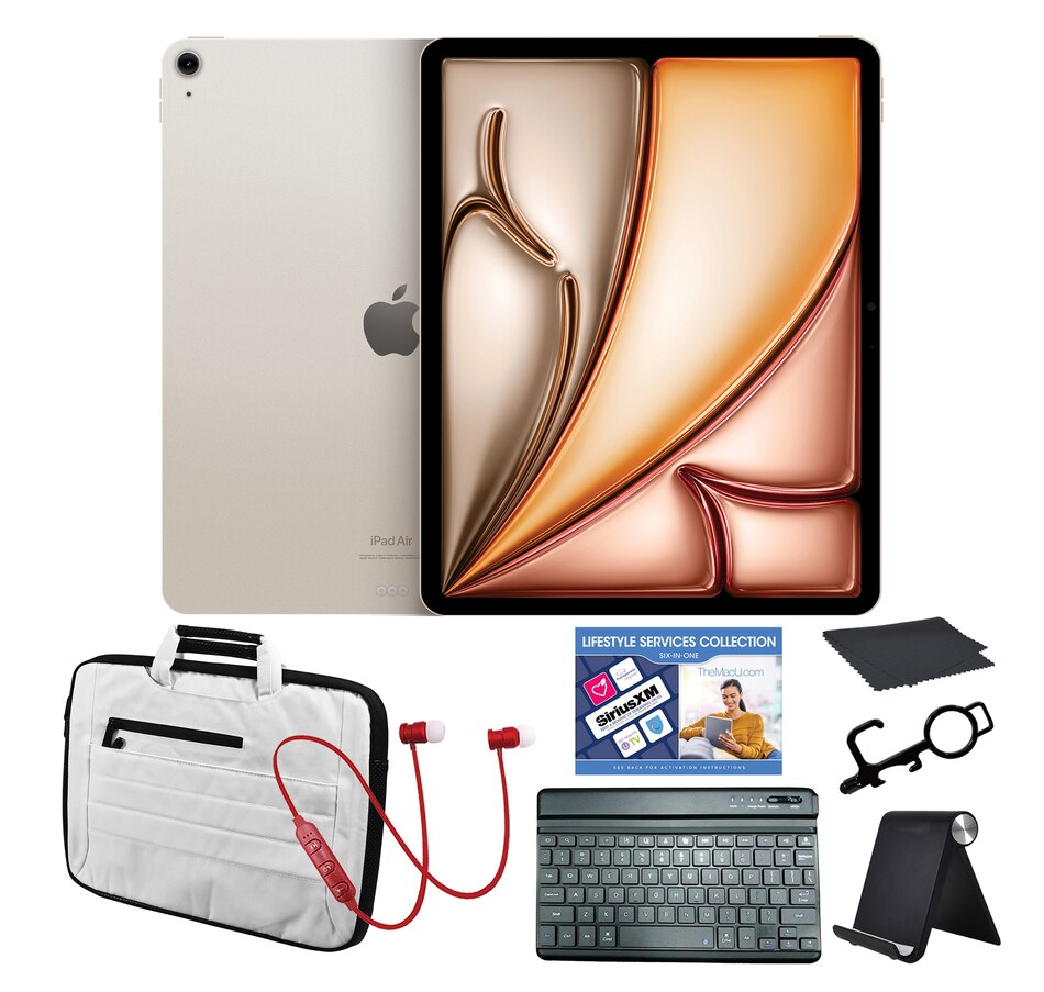 Image 711385_STLRD.jpg, Product 711-385 / Price $1,329.99, Apple iPad Air 13" M2 128GB Wi-Fi Bundle (2024) from Apple on TSC.ca's Electronics department