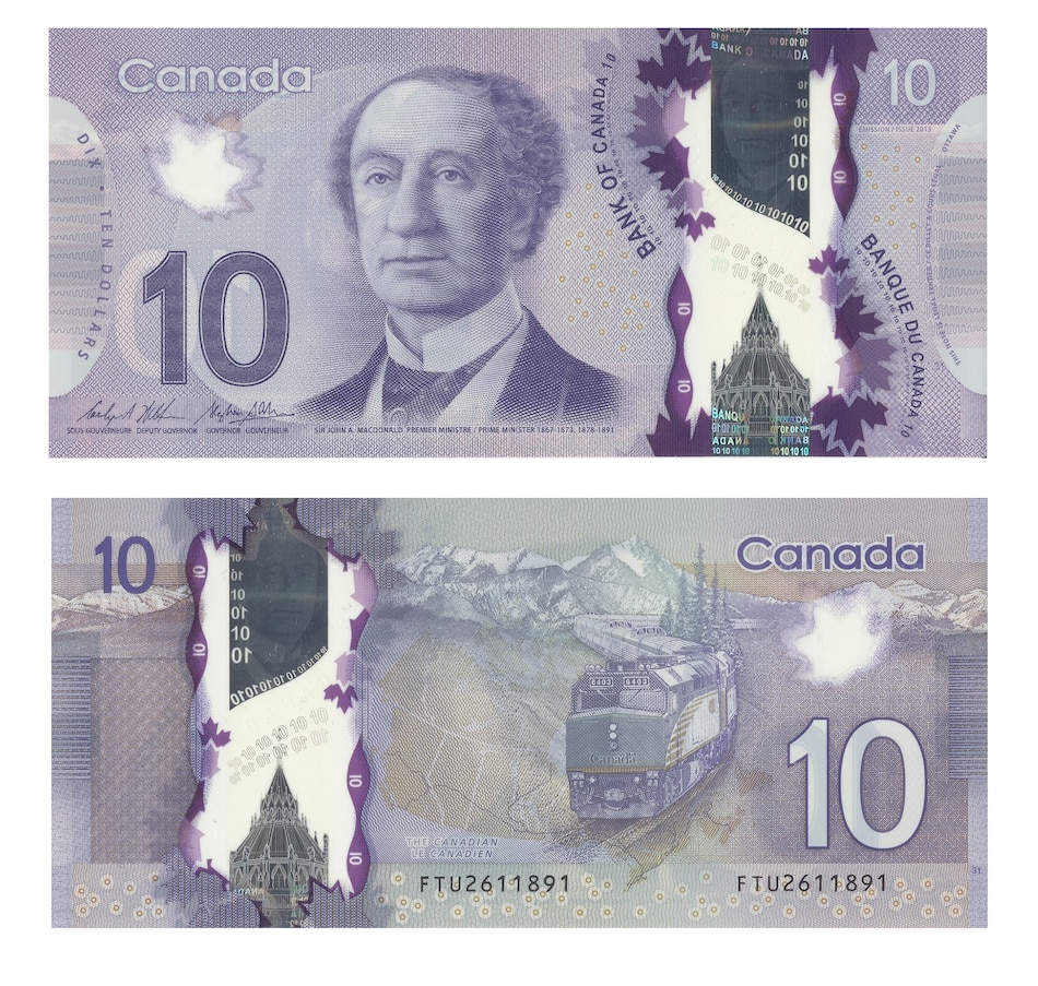 Image 711397_ALTMORE11.jpg, Product 711-397 / Price $1,649.00, 13-Piece $10 Banknote Collection, Chartered to 2018 from Canadian Coin & Currency on TSC.ca's Coins department