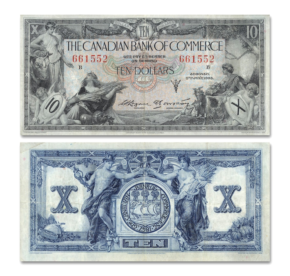 Image 711397_ALTMORE2.jpg, Product 711-397 / Price $1,649.00, 13-Piece $10 Banknote Collection, Chartered to 2018 from Canadian Coin & Currency on TSC.ca's Coins department