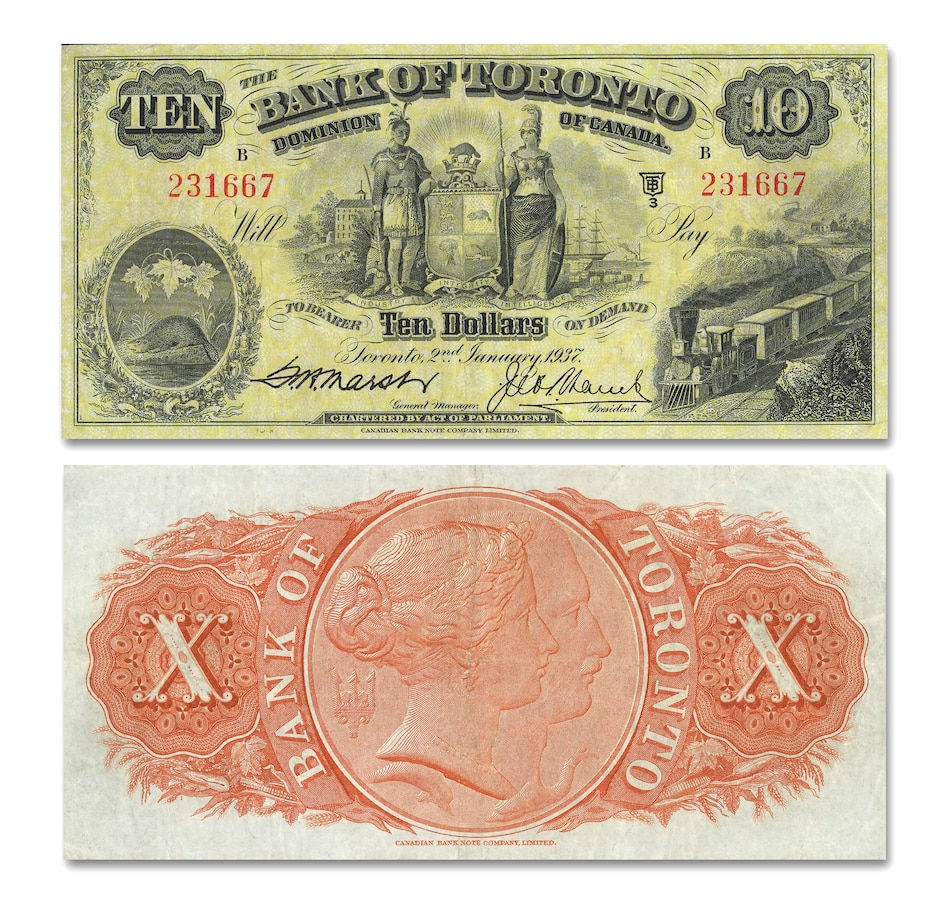 Image 711397_ALTMORE3.jpg, Product 711-397 / Price $1,649.00, 13-Piece $10 Banknote Collection, Chartered to 2018 from Canadian Coin & Currency on TSC.ca's Coins department