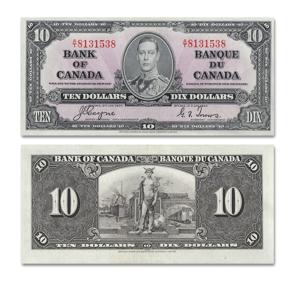 Image 711397_ALTMORE4.jpg, Product 711-397 / Price $1,649.00, 13-Piece $10 Banknote Collection, Chartered to 2018 from Canadian Coin & Currency on TSC.ca's Coins department