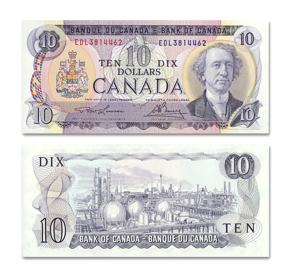 Image 711397_ALTMORE7.jpg, Product 711-397 / Price $1,649.00, 13-Piece $10 Banknote Collection, Chartered to 2018 from Canadian Coin & Currency on TSC.ca's Coins department