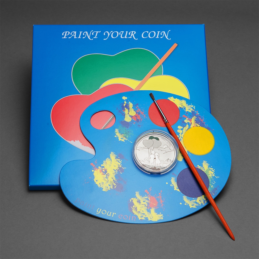 Image 711425.jpg, Product 711-425 / Price $119.95, Colour Your Own Coin 2014 $5 Cook Islands from Canadian Coin & Currency on TSC.ca's Coins department