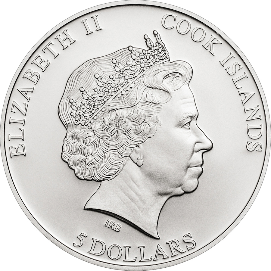 Image 711425_ALTMORE2.jpg, Product 711-425 / Price $119.95, Colour Your Own Coin 2014 $5 Cook Islands from Canadian Coin & Currency on TSC.ca's Coins department