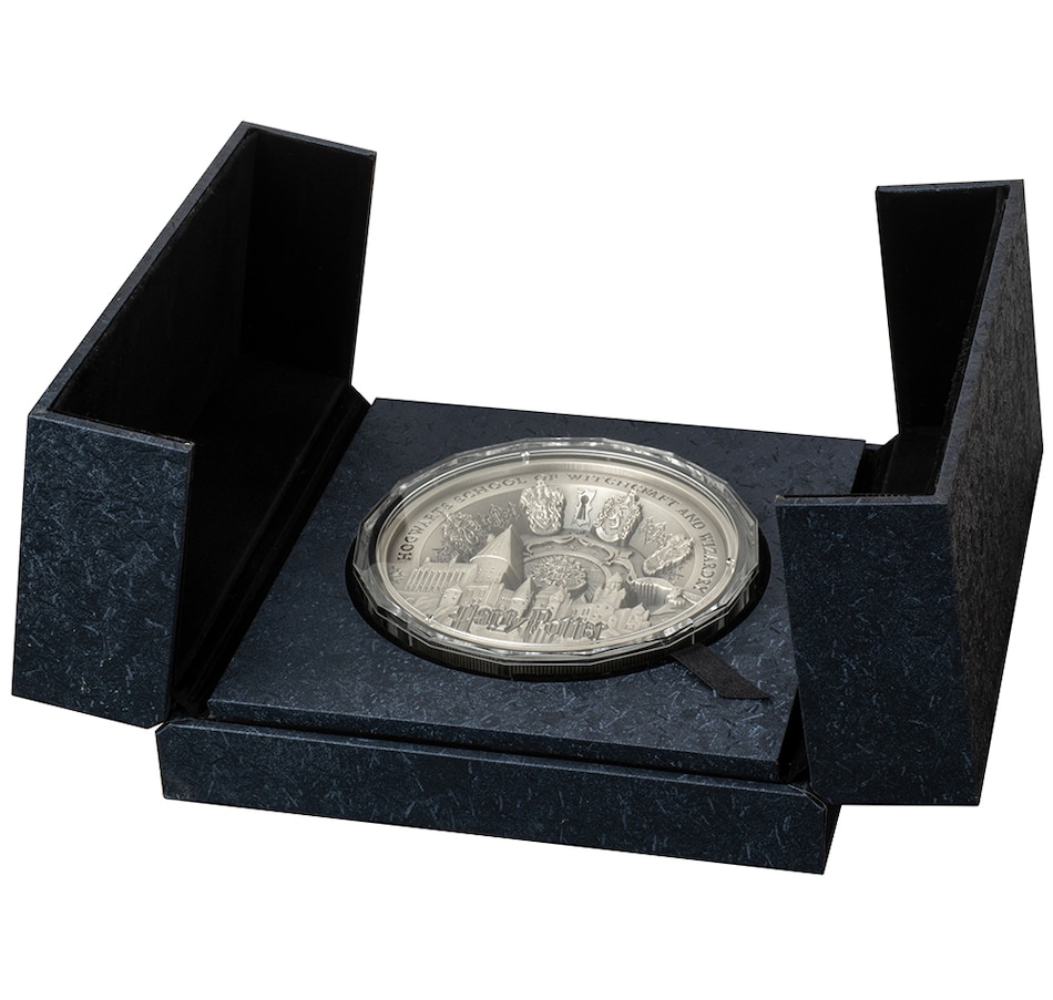 Image 711438_ALTMORE2.jpg, Product 711-438 / Price $2,995.00, 2021 Hogwarts Castle $10 Samoa 1 Kilogram Pure Silver from Canadian Coin & Currency on TSC.ca's Coins department