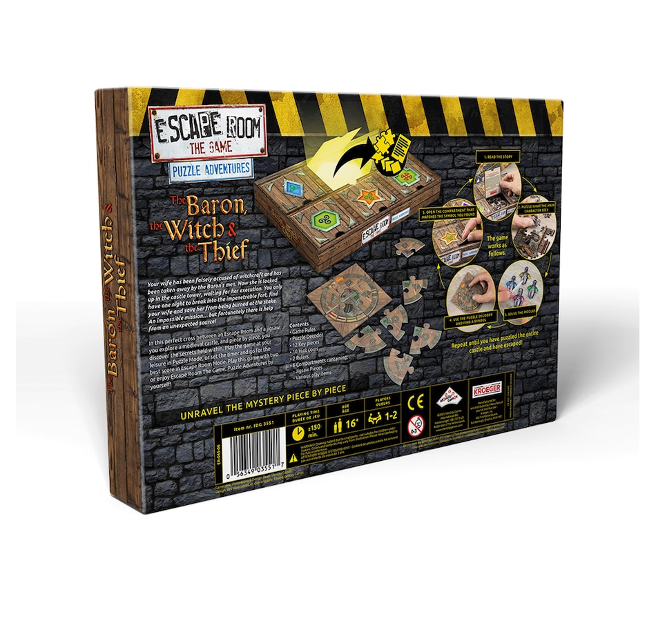 Image 711465_ALTMORE2.jpg, Product 711-465 / Price $25.99, Identity Games Escape Room Puzzle Adventures: The Baron, the Witch and the Thief from Identity Games on TSC.ca's Toys & Hobbies department