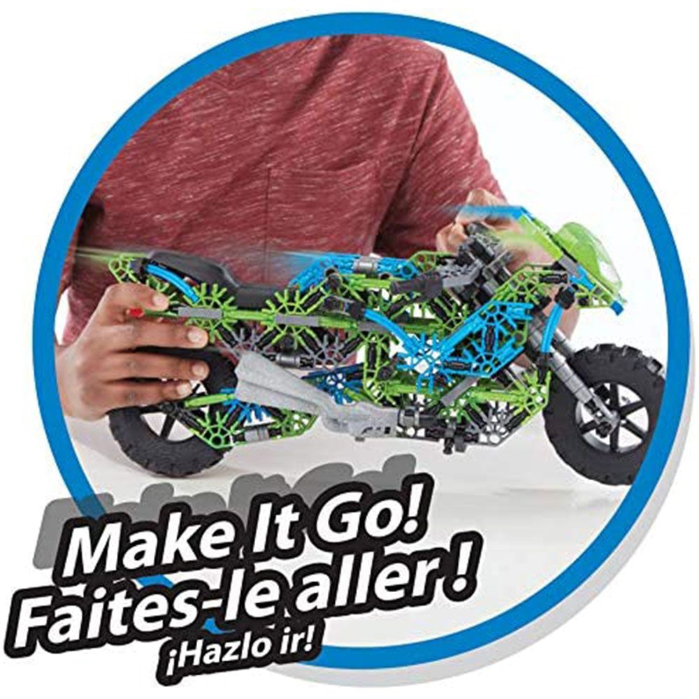K'Nex Building Sets - 456pc Mega Motorcycle - TSC.ca