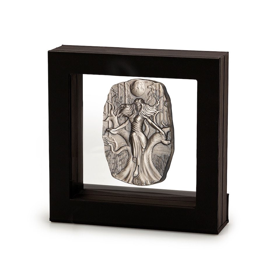 Image 711475_ALTMORE2.jpg, Product 711-475 / Price $849.95, 10 Ounce Fine Silver Goddess Mara Argentia Limited Collector Edition with Antique Finish from Canadian Coin & Currency on TSC.ca's Coins department