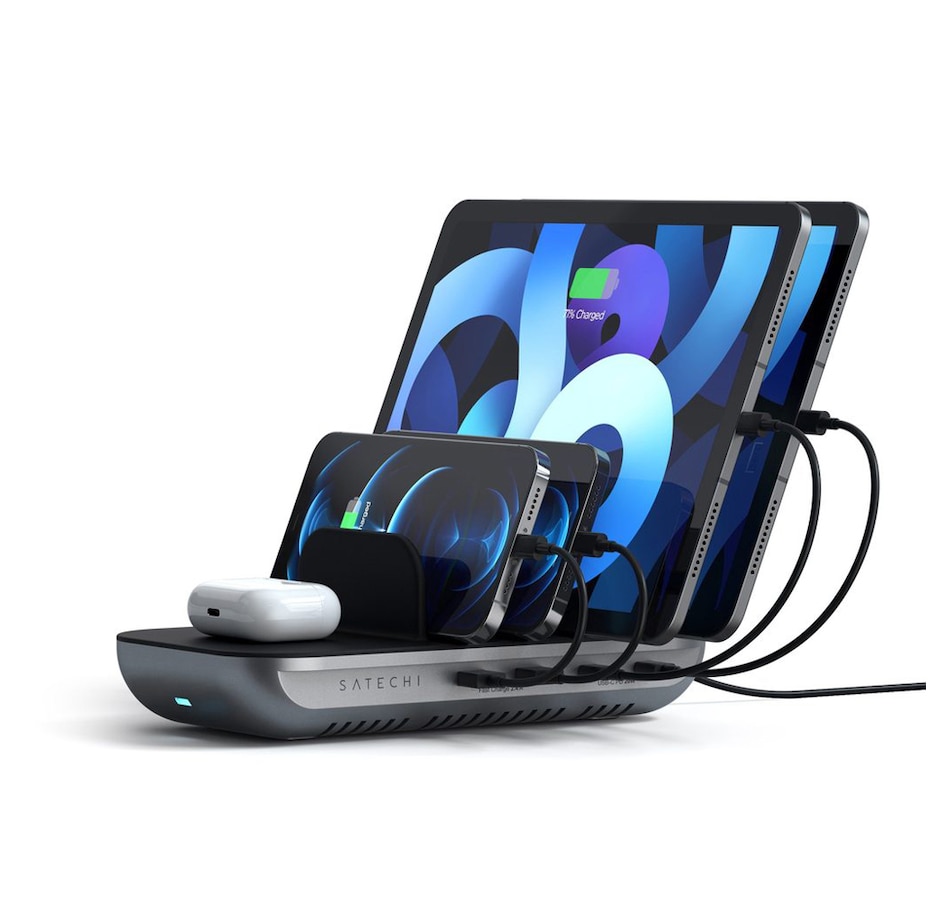 Image 711524.jpg, Product 711-524 / Price $79.99, Satechi Dock5 Multi-Device Charging Station with Wireless Charging from Satechi on TSC.ca's Electronics department