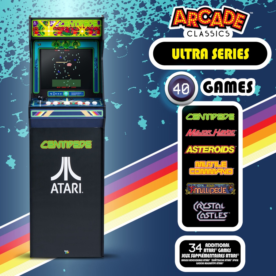 Image 711621_ALTMORE2.jpg, Product 711-621 / Price $699.99, Basic Fun Atari Centipede/Asteroids Ultra Arcade from Basic Fun on TSC.ca's Electronics department