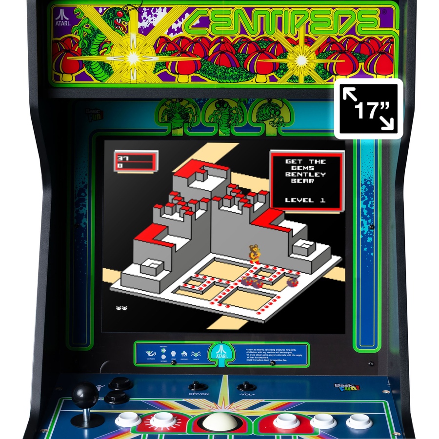 Image 711621_ALTMORE7.jpg, Product 711-621 / Price $699.99, Basic Fun Atari Centipede/Asteroids Ultra Arcade from Basic Fun on TSC.ca's Electronics department