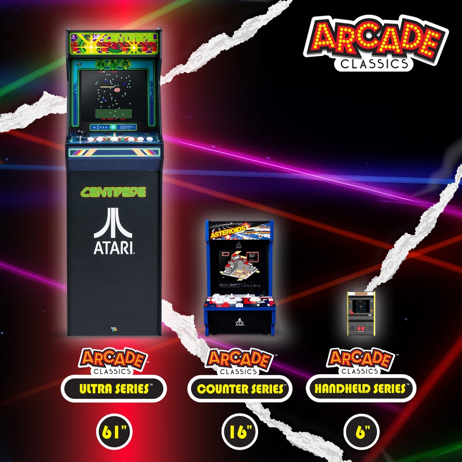 Image 711621_ALTMORE8.jpg, Product 711-621 / Price $699.99, Basic Fun Atari Centipede/Asteroids Ultra Arcade from Basic Fun on TSC.ca's Electronics department