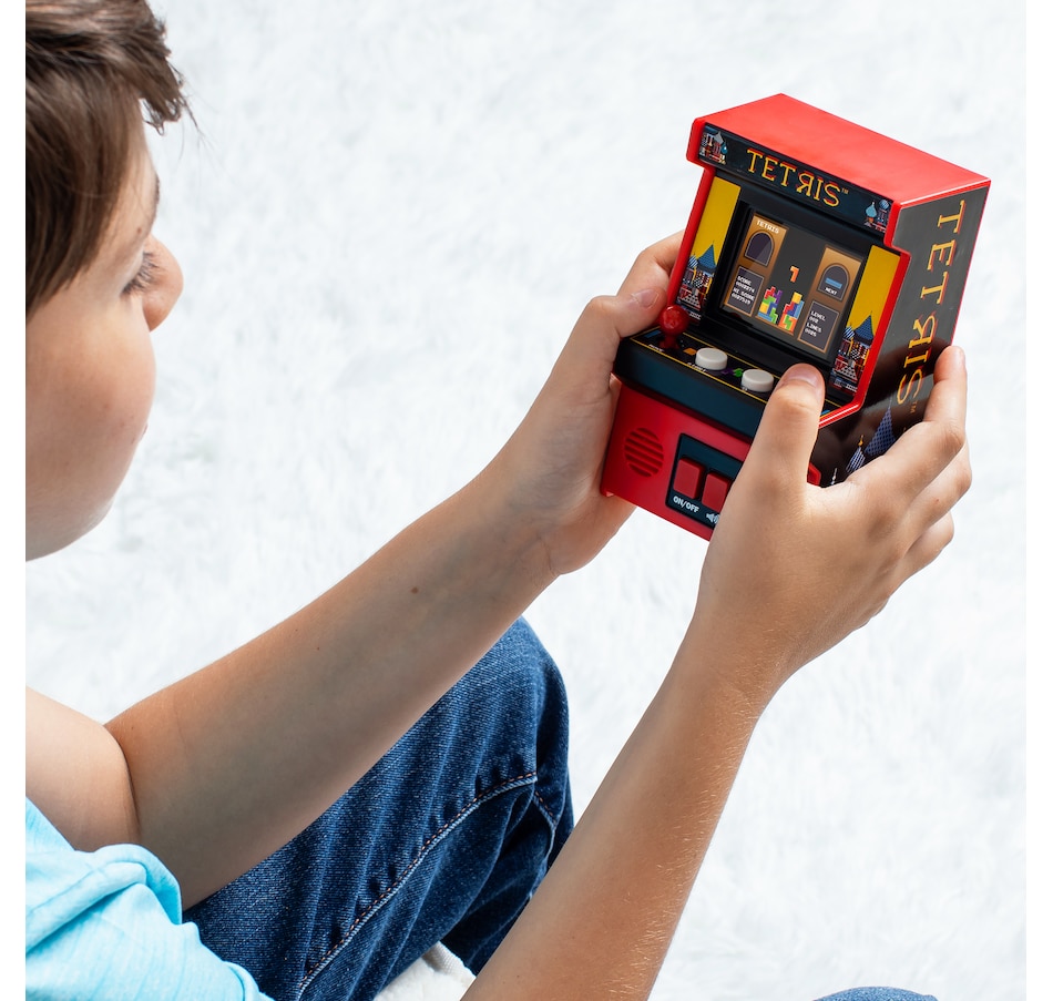 Image 711623.jpg, Product 711-623 / Price $29.99, Basic Fun Mini Classic Tetris Handheld Arcade from Basic Fun on TSC.ca's Electronics department