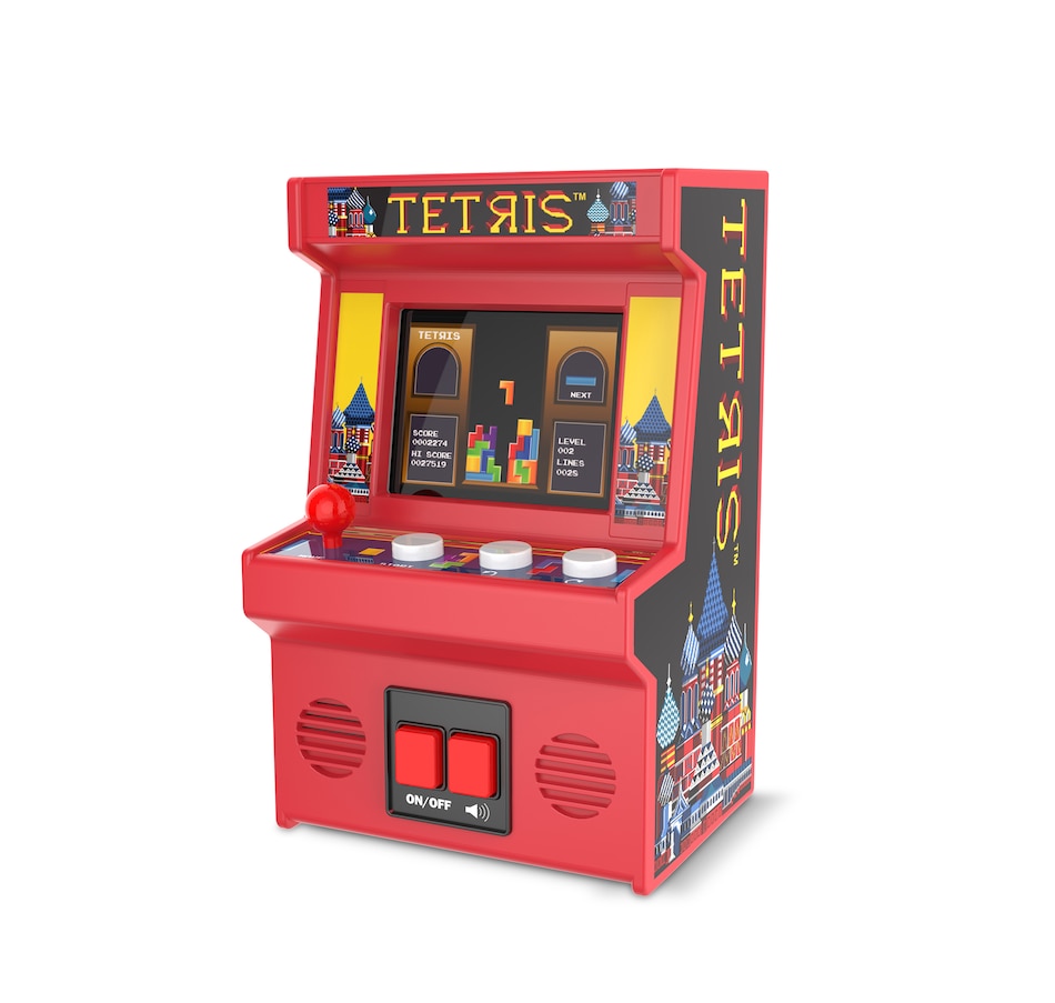 Image 711623_ALTMORE1.jpg, Product 711-623 / Price $29.99, Basic Fun Mini Classic Tetris Handheld Arcade from Basic Fun on TSC.ca's Electronics department