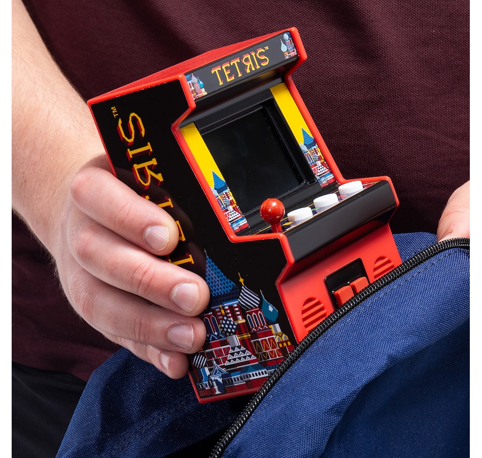 Image 711623_ALTMORE2.jpg, Product 711-623 / Price $29.99, Basic Fun Mini Classic Tetris Handheld Arcade from Basic Fun on TSC.ca's Electronics department