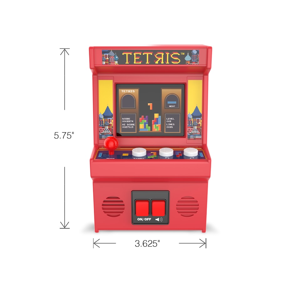 Image 711623_ALTMORE3.jpg, Product 711-623 / Price $29.99, Basic Fun Mini Classic Tetris Handheld Arcade from Basic Fun on TSC.ca's Electronics department