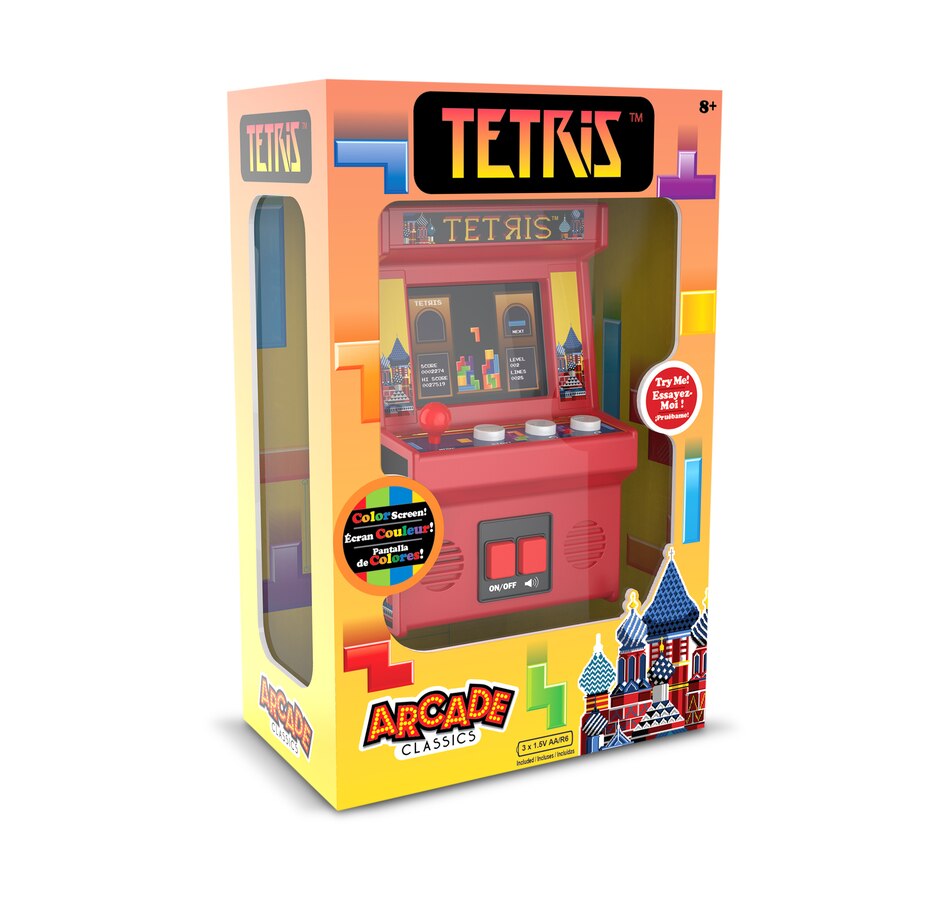 Image 711623_ALTMORE4.jpg, Product 711-623 / Price $29.99, Basic Fun Mini Classic Tetris Handheld Arcade from Basic Fun on TSC.ca's Electronics department