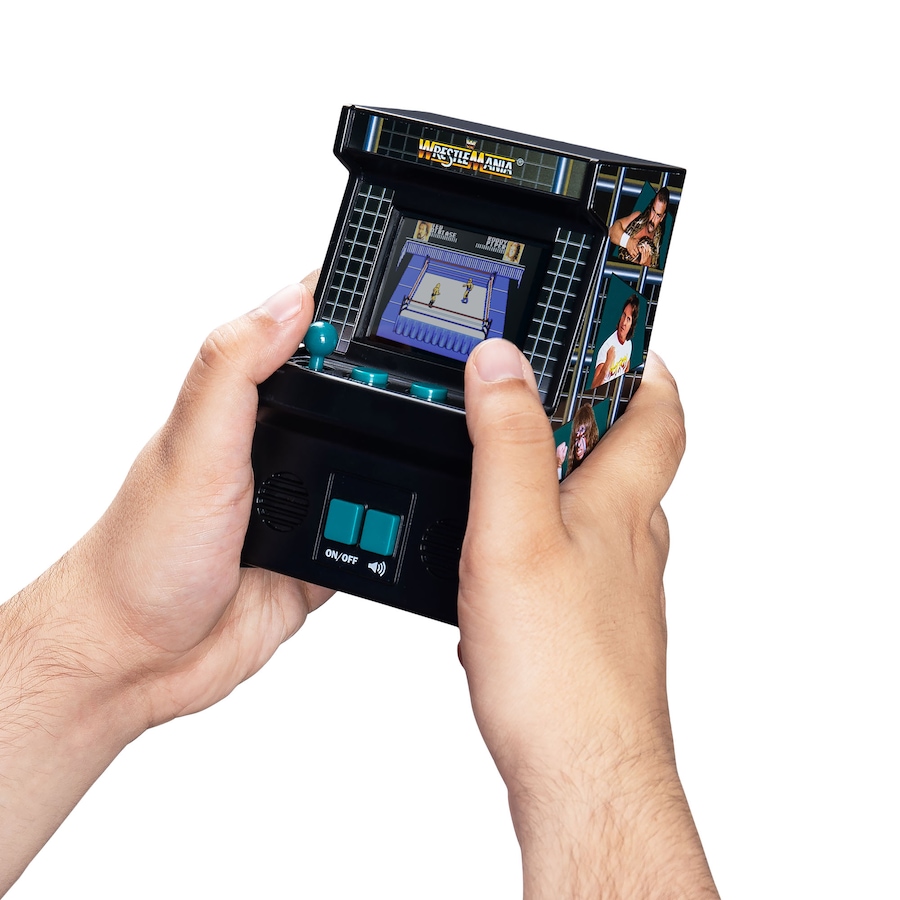 Image 711625.jpg, Product 711-625 / Price $29.99, Basic Fun Mini Classic WWE Handheld Arcade from Basic Fun on TSC.ca's Electronics department