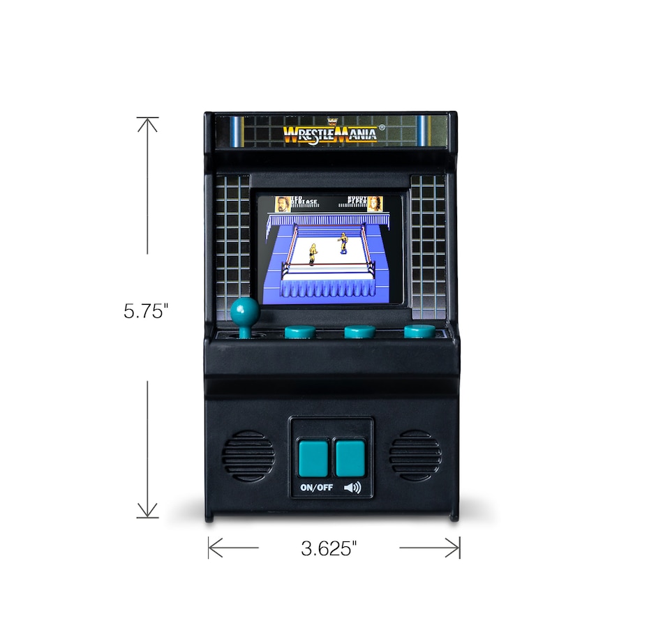 Image 711625_ALTMORE5.jpg, Product 711-625 / Price $29.99, Basic Fun Mini Classic WWE Handheld Arcade from Basic Fun on TSC.ca's Electronics department