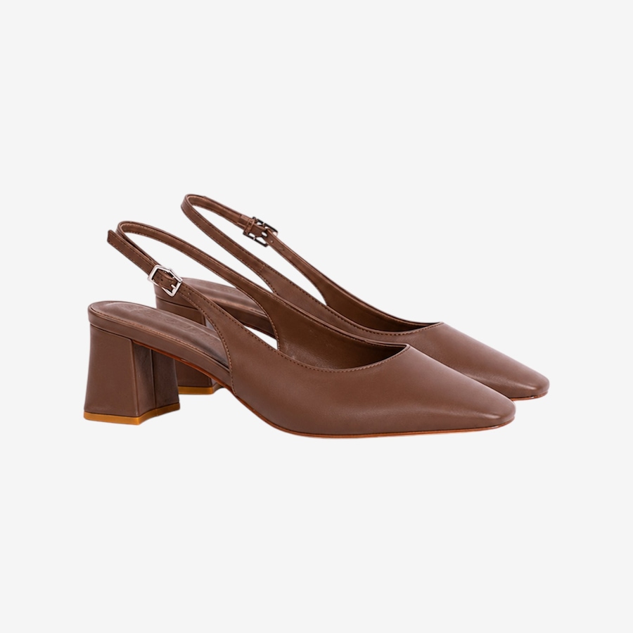 Image 711652_BRN.jpg, Product 711-652 / Price $158.00, L'Intervalle Meryl Slingback Pump from L'Intervalle on TSC.ca's Shoes department