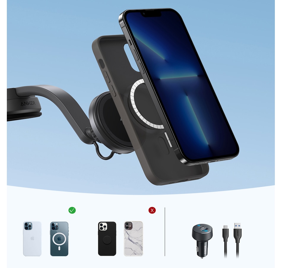 Image 711736_ALTMORE1.jpg, Product 711-736 / Price $89.99, Anker Magnetic Wireless Car Charger (MagGo) from Anker on TSC.ca's Home & Garden department
