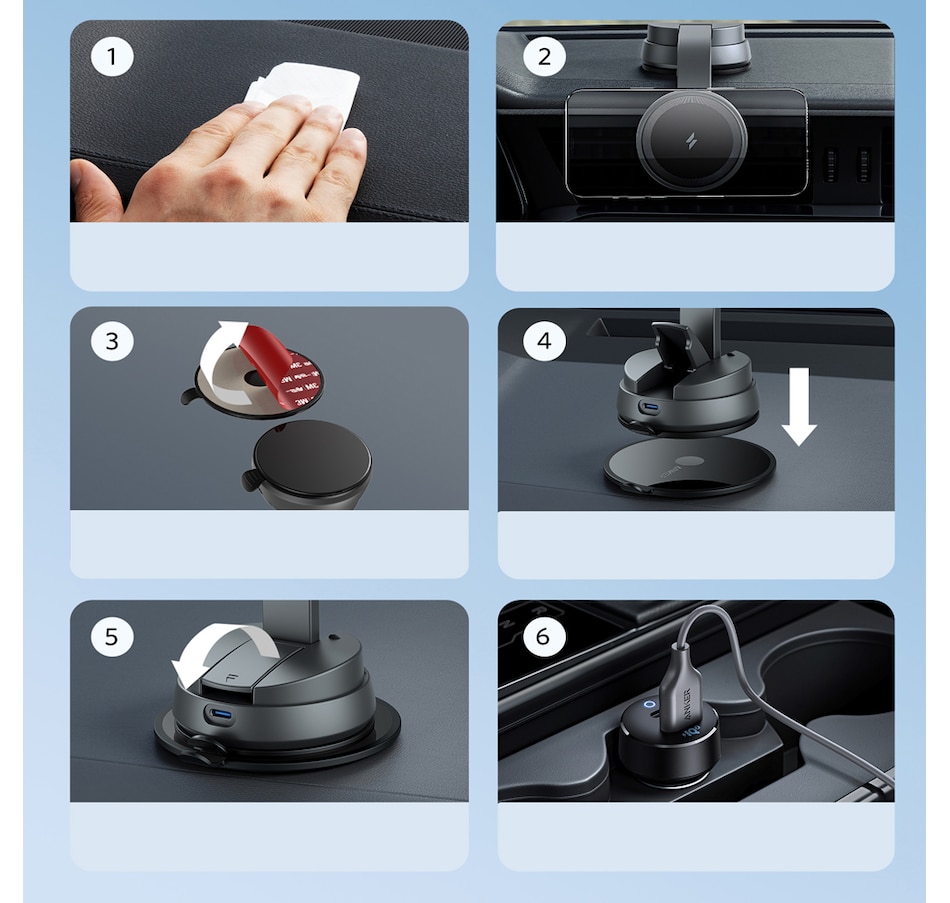 Image 711736_ALTMORE4.jpg, Product 711-736 / Price $89.99, Anker Magnetic Wireless Car Charger (MagGo) from Anker on TSC.ca's Home & Garden department