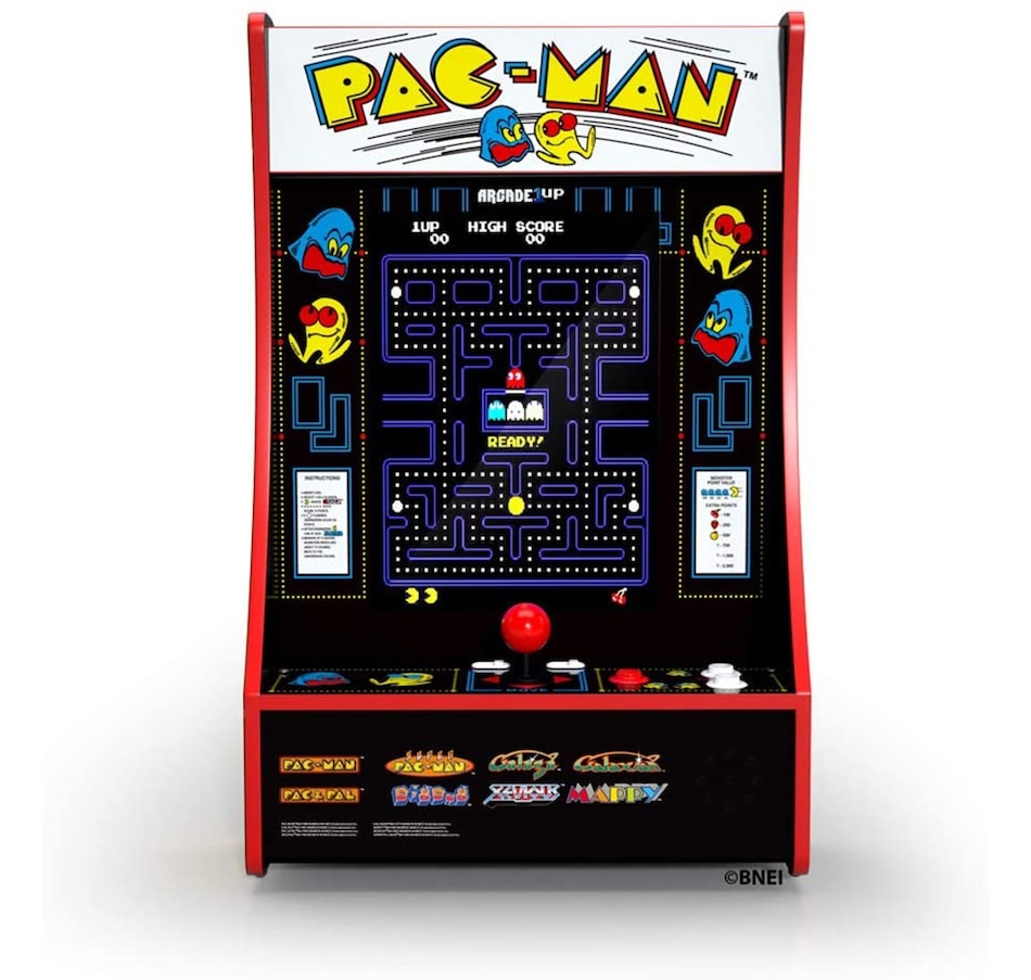 Image 711759_ALTMORE1.jpg, Product 711-759 / Price $349.99, Arcade1Up Pac-Man Party-cade 8-in-1 from Arcade1Up on TSC.ca's Electronics department