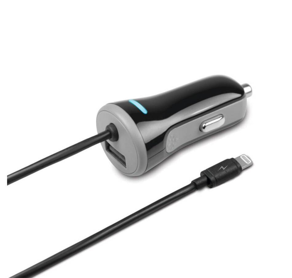 Image 711779_ALTMORE1.jpg, Product 711-779 / Price $36.95, LOGiiX Power Lite Jolt II Auto Charger with Lightning - Black 3.4A/17W from Logiix on TSC.ca's Electronics department