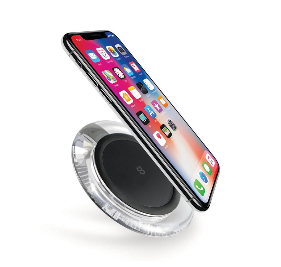 Image 711785_ALTMORE1.jpg, Product 711-785 / Price $41.99, LOGiiX Wireless Qi Charger Fast charge 10W - Clear/Black from Logiix on TSC.ca's Electronics department