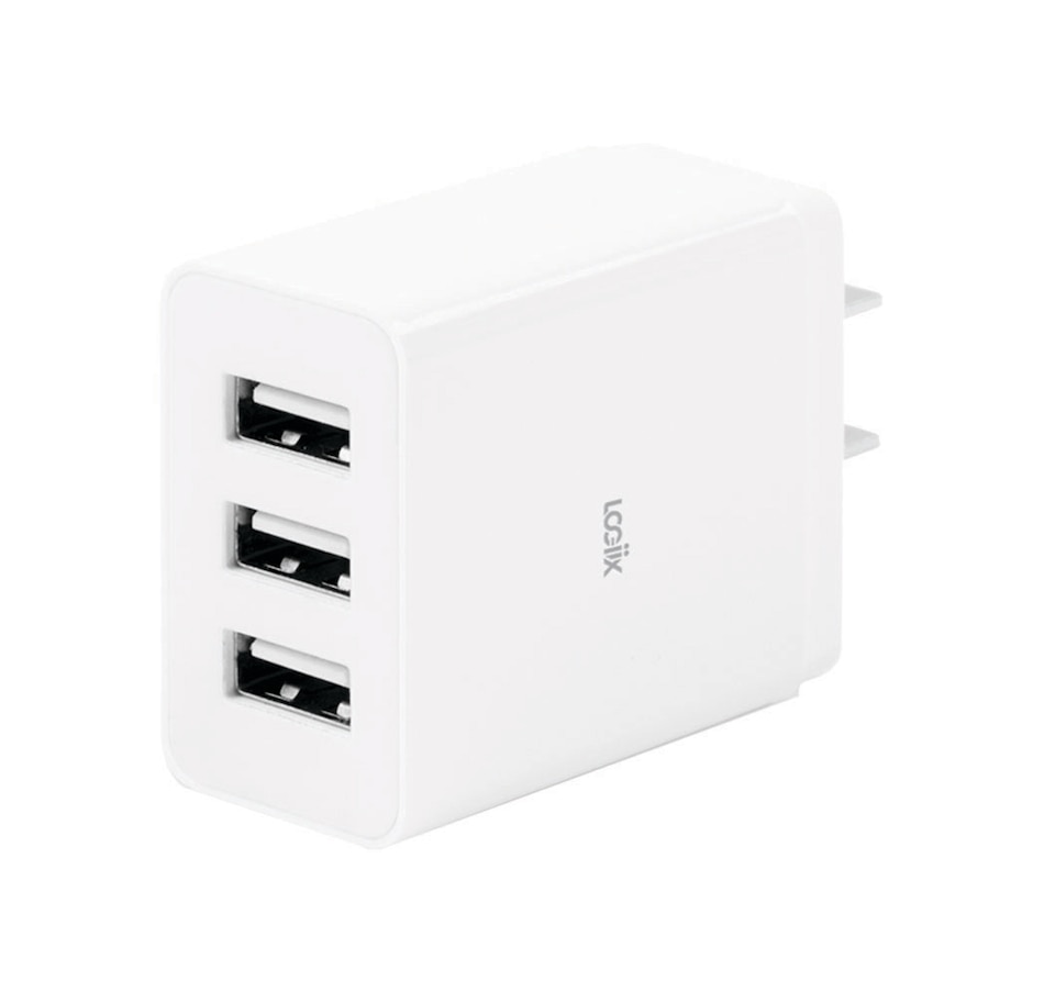 Image 711817.jpg, Product 711-817 / Price $41.99, LOGiiX Power Cube XL Classic 5V/3.4A Wall Charger - White from Logiix on TSC.ca's Electronics department