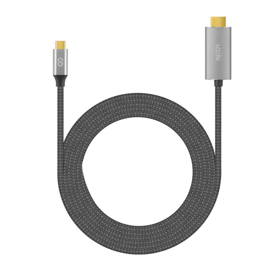 Image 711818.jpg, Product 711-818 / Price $83.99, Logiix Usb-C To Hdmi Braid 3m (2020) - Black from Logiix on TSC.ca's Electronics department