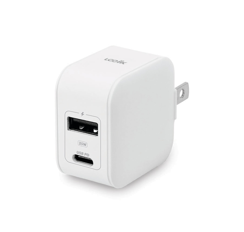 Image 711858.jpg, Product 711-858 / Price $46.99, LOGiiX Power Plus 25 Duo USB-C + USB-A Wall Charger- 25W from Logiix on TSC.ca's Electronics department