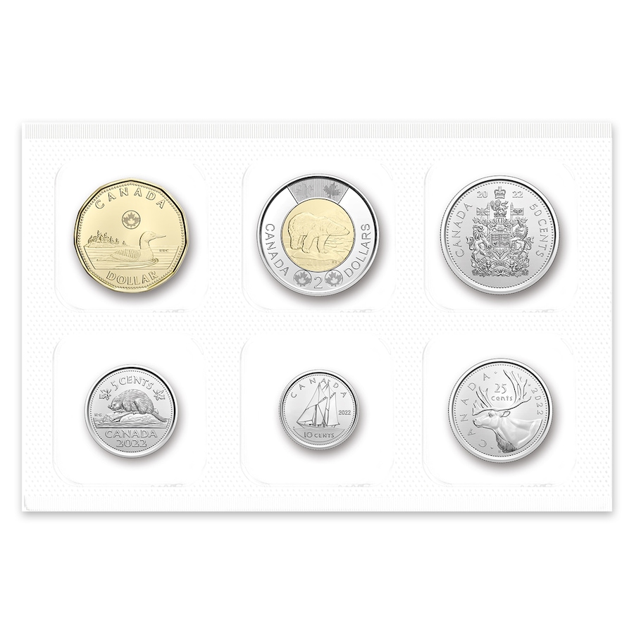 Image 711881_ALTMORE1.jpg, Product 711-881 / Price $34.95, 2022 Classic Canadian Coin Set from Royal Canadian Mint (RCM) on TSC.ca's Coins department