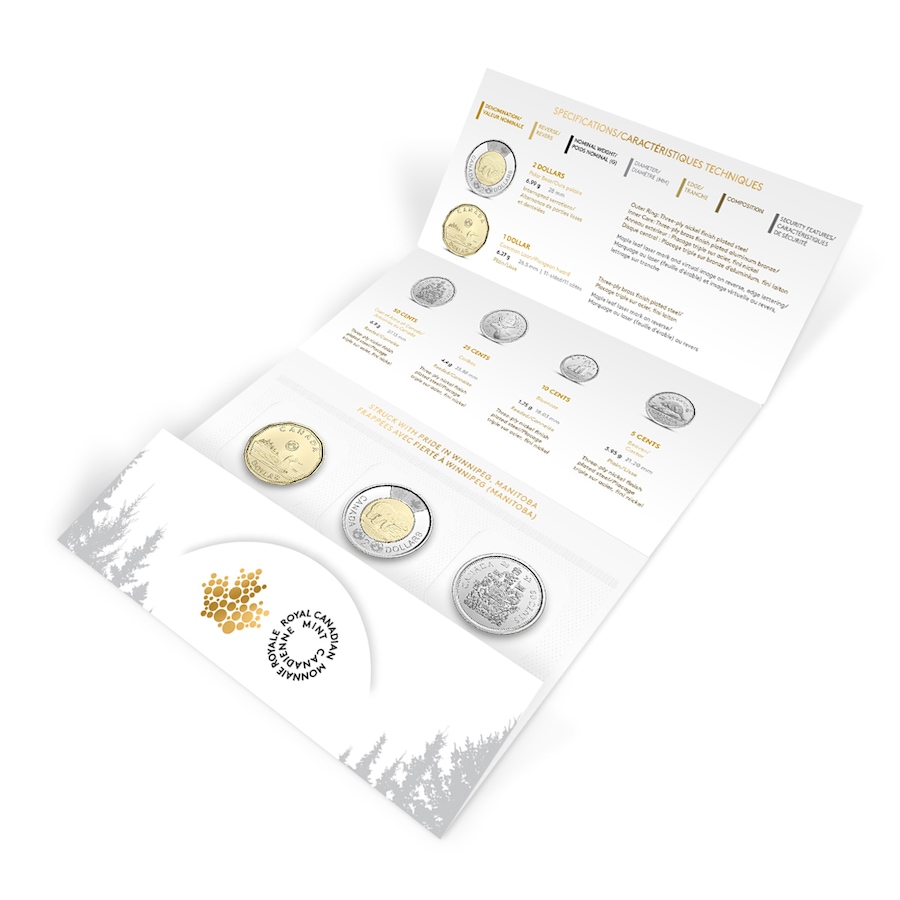 Image 711881_ALTMORE2.jpg, Product 711-881 / Price $34.95, 2022 Classic Canadian Coin Set from Royal Canadian Mint (RCM) on TSC.ca's Coins department