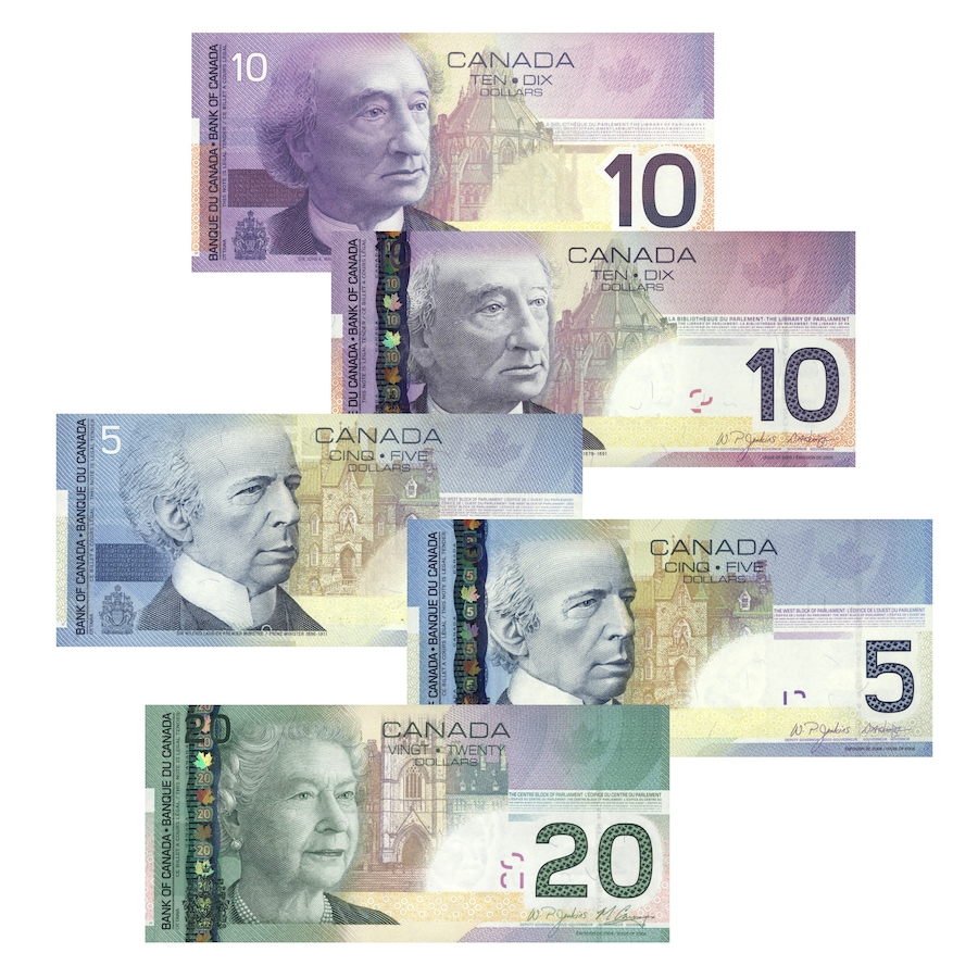 Image 711908_ALTMORE6.jpg, Product 711-908 / Price $899.95, Paper Money Series Collection $1 to $20, 1937 to 2006 (26 notes) from Canadian Coin & Currency on TSC.ca's Coins department