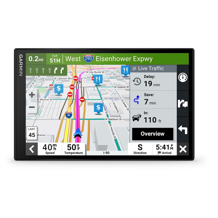 Image 711912_ALTMORE1.jpg, Product 711-912 / Price $469.99, Garmin DriveSmart 86 MT GPS with 8" Display Featuring Traffic Alerts (black) from Garmin on TSC.ca's Electronics department