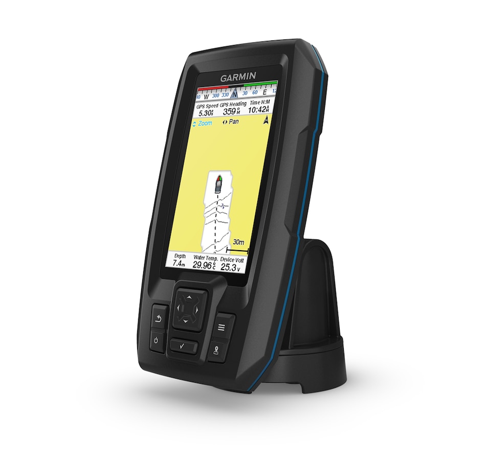 Image 711918_ALTMORE1.jpg, Product 711-918 / Price $219.99, Garmin Striker 4 Plus Fishfinder with Dual Beam Transducer - Black from Garmin on TSC.ca's Electronics department