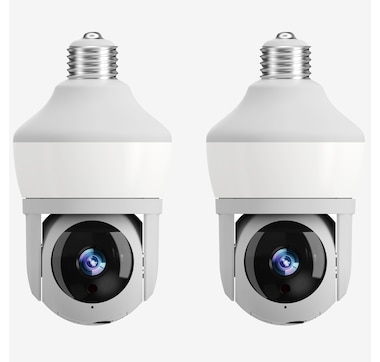 Sight Bulb Pro Indoor/Outdoor Wi-Fi HD Security Camera with 75W LED Light (2-pack)