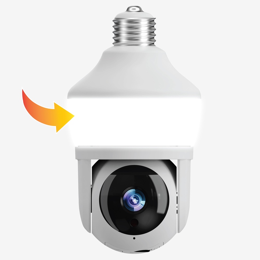 Image 711925_ALTMORE8.jpg, Product 711-925 / Price $199.99, Sight Bulb Pro Indoor/Outdoor Wi-Fi HD Security Camera with 75W LED Light (2-pack) from Sight Bulb on TSC.ca's Electronics department