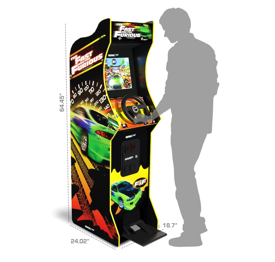 Image 711931_ALTMORE3.jpg, Product 711-931 / Price $849.99, Arcade1Up The Fast and the Furious from Arcade1Up on TSC.ca's Electronics department