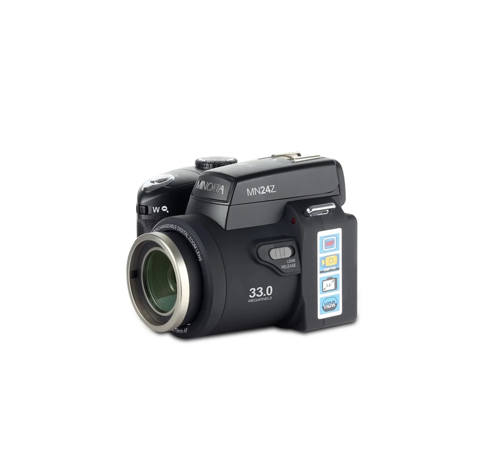 Image 711967_ALTMORE2.jpg, Product 711-967 / Price $479.99, Minolta MN24Z 33 MP 1080P HD Digital Camera with Interchangeable Lens Kit from Minolta on TSC.ca's Electronics department