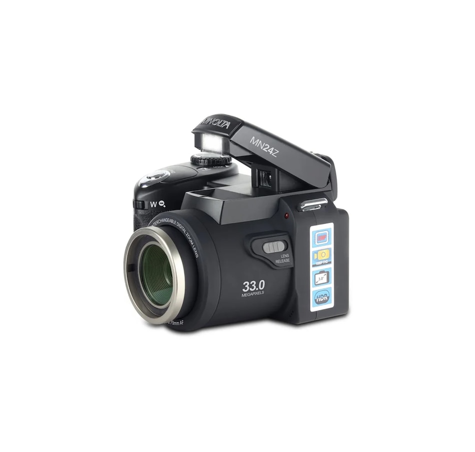 Image 711967_ALTMORE4.jpg, Product 711-967 / Price $479.99, Minolta MN24Z 33 MP 1080P HD Digital Camera with Interchangeable Lens Kit from Minolta on TSC.ca's Electronics department